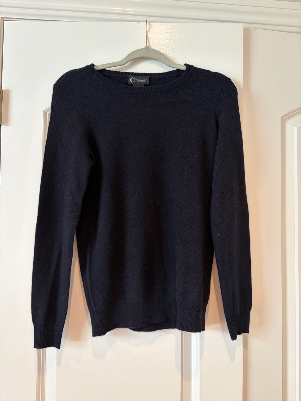 NWT Bloomingdale's Women's Cashmere Crewneck Sweater - Navy